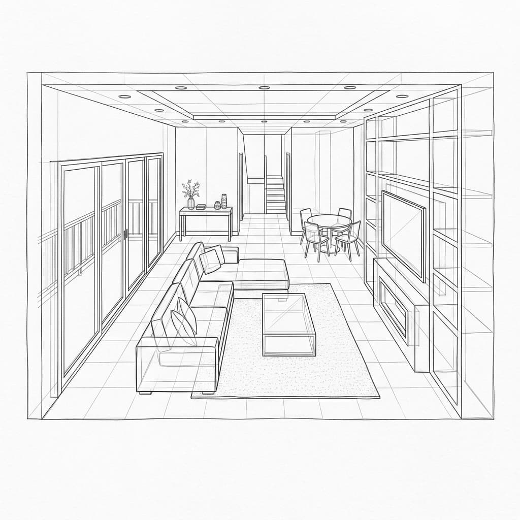 Interior design concept